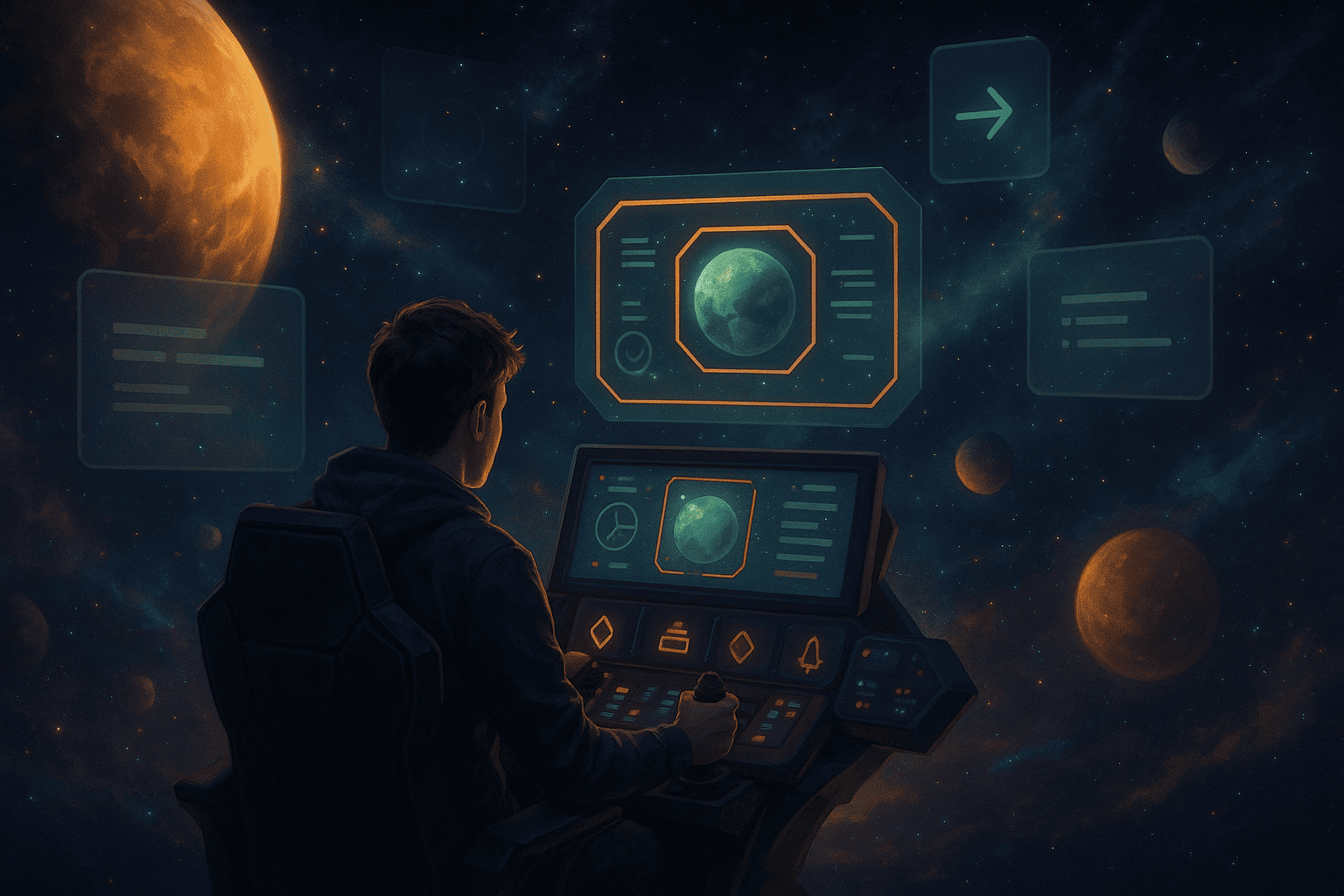 Navegando el universo digital: Cómo la interfaz guía la aventura del jugador.